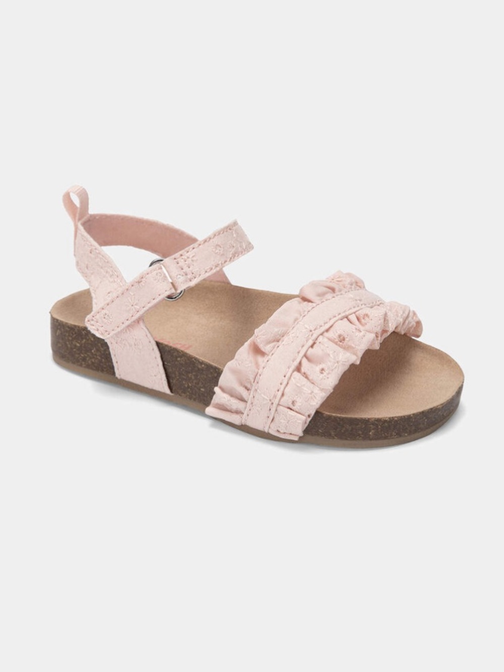 🆕 OshKosh B'gosh Toddler Pink Ruffle Strap Sandals
